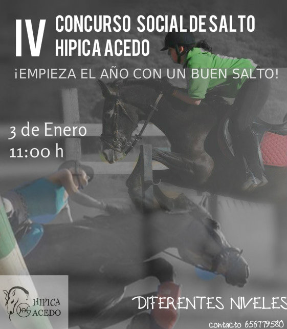 IV Concurso Social de salto en H&iacute;pica Acedo